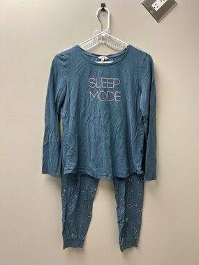 Reitman’s Women’s “Sleep Mode” Blue‎ Long Sleeve Pyjama Set